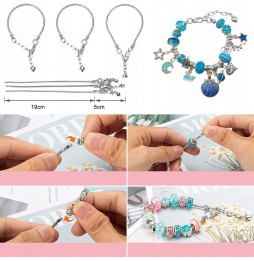 Kreatywny Zestaw do Robienia Bransoletek Pudełko Prezentowe