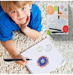 Spirograf Zestaw do Rysowania 3D Szablony GRATIS