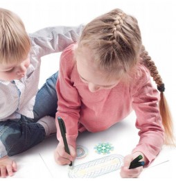 Spirograf Zestaw do Rysowania 3D Szablony GRATIS