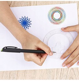 Spirograf Zestaw do Rysowania 3D Szablony GRATIS