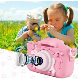 Aparat Cyfrowy dla Dzieci Fotograficzny Kamera Unicorn + Karta 32 GB