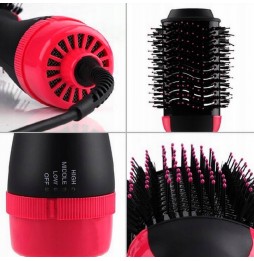 Szczotka Suszarka Prostownica Lokówka Jonizacja 4w1 1000W