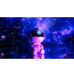 Projektor Gwiazd Lampka Nocna Astronauta 8 trybów Rzutnik Laserowy LED