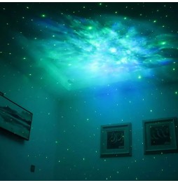 Projektor Gwiazd Lampka Nocna Astronauta 8 trybów Rzutnik Laserowy LED