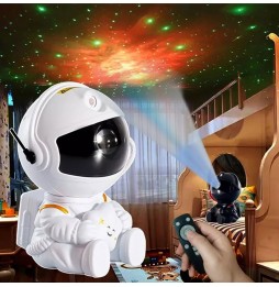Projektor Gwiazd Lampka Nocna Astronauta 8 trybów Rzutnik Laserowy LED
