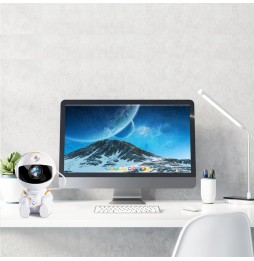 Projektor Gwiazd Lampka Nocna Astronauta 8 trybów Rzutnik Laserowy LED