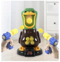 Głodna Kaczka Strzelanie do Celu 2 Pistolety Kulki Dźwięk Gra Zręcznościowa