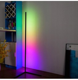 Lampa Narożna Podłogowa Stojąca Lampka Nocna RGB LED + Pilot