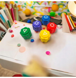 Gonggi Gong Gi Squid Game 2 Zestaw Pięciu Kostek do Gry + Pudełko