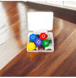 Gonggi Gong Gi Squid Game 2 Zestaw Pięciu Kostek do Gry + Pudełko