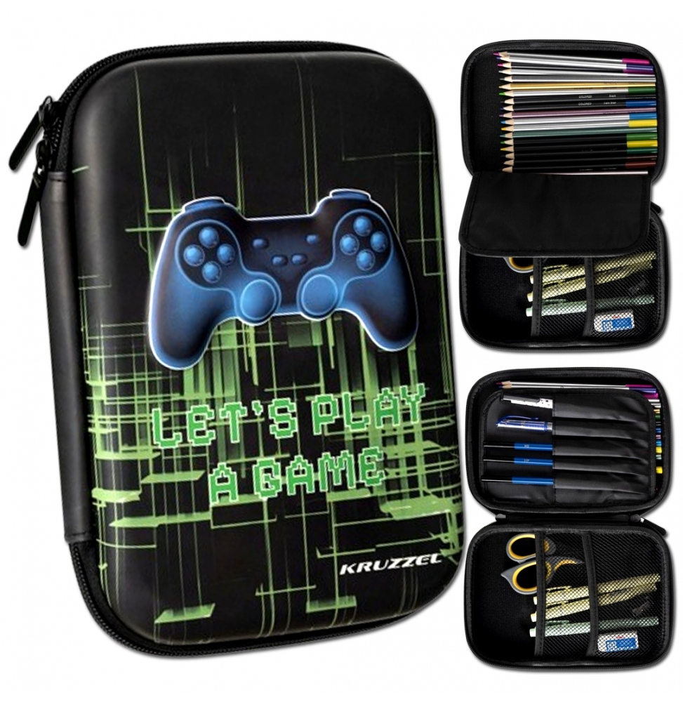 Piórnik Szkolny Rozkładany 3D Gaming Pad Jednokomorowy dla Chłopca