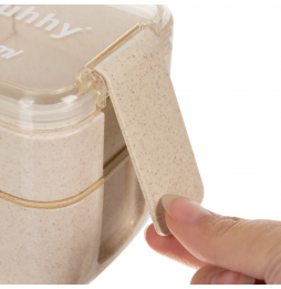 Śniadaniówka Lunchbox Pojemnik na Śniadanie Jedzenie 750ml + Sztućce