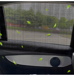4x Moskitiera Samochodowa na Szybę Osłona Przeciwsłoneczna do Auta Zasłonki Przód Tył