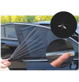 4x Moskitiera Samochodowa na Szybę Osłona Przeciwsłoneczna do Auta Zasłonki Przód Tył