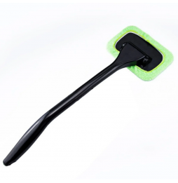 Myjka Szczotka Samochodowa Długa do Szyb Okien Luster Szkła z Mikrofibry Auto