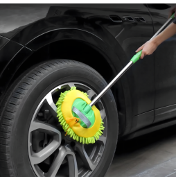 Szczotka Mop Teleskopowa do Mycia Samochodu Okien Dachu Regulowana 52-100cm 180°