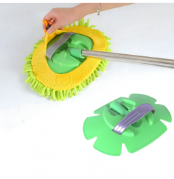 Szczotka Mop Teleskopowa do Mycia Samochodu Okien Dachu Regulowana 52-100cm 180°