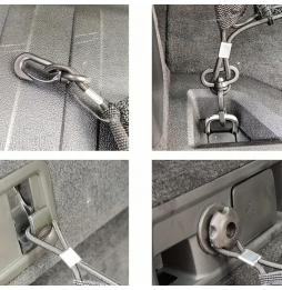 Siatka do Bagażnika Autosiatka Samochodowa Duża Organizer do Bagażnika