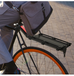 Bagażnik Rowerowy Tylny Wytrzymały Uniwersalny Aluminiowy Sztyca Tylna