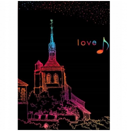 Wydrapywanka Notes do Zdrapywania 10 Kartek + Drewniany Rysik Kreatywna Zabawa Prezent