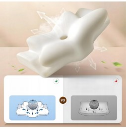 Poduszka Ortopedyczna Profilowana do Spania na Brzuchu Plecach 3D Motylek