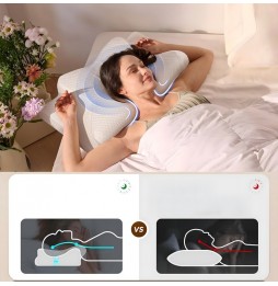 Poduszka Ortopedyczna Profilowana do Spania na Brzuchu Plecach 3D Motylek