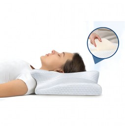 Poduszka Ortopedyczna Profilowana do Spania na Brzuchu Plecach 3D Motylek